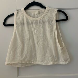 SKIMS boyfriend crop tank